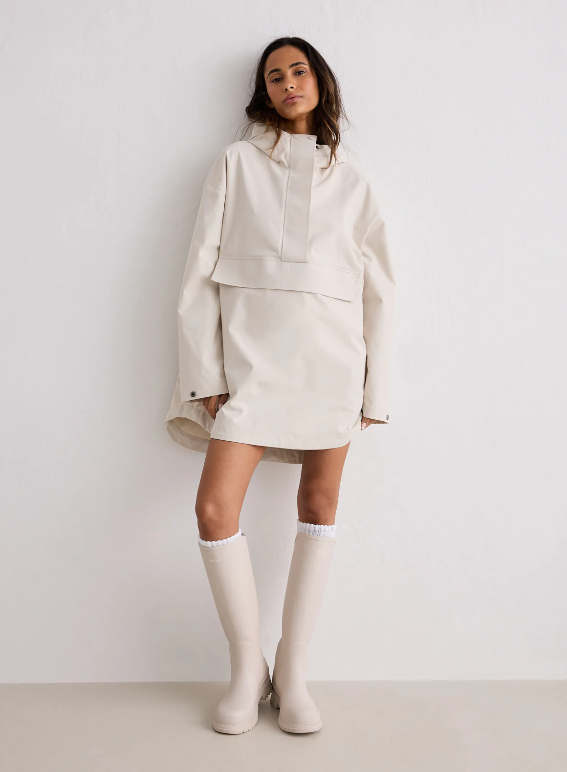 Sand Waterproof Oversized Anorak