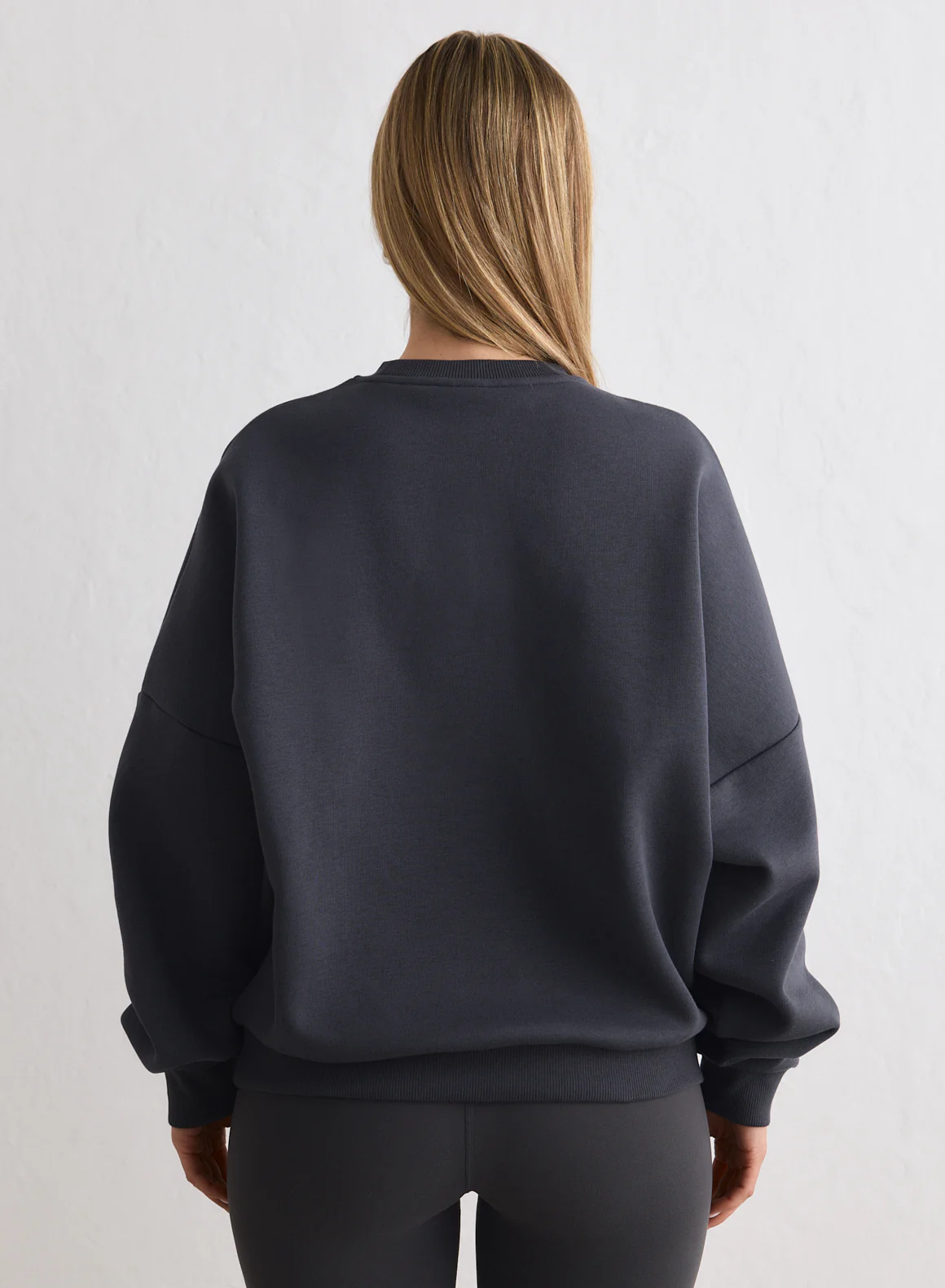 Shadow Grey Script Sweatshirt - Image 3