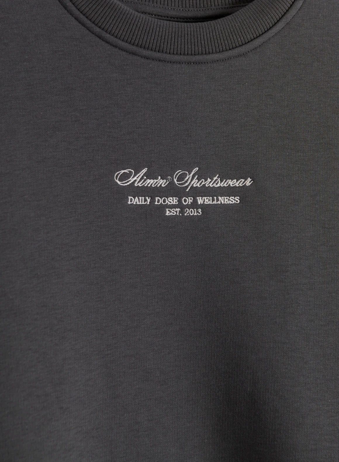 Shadow Grey Script Sweatshirt - Image 5