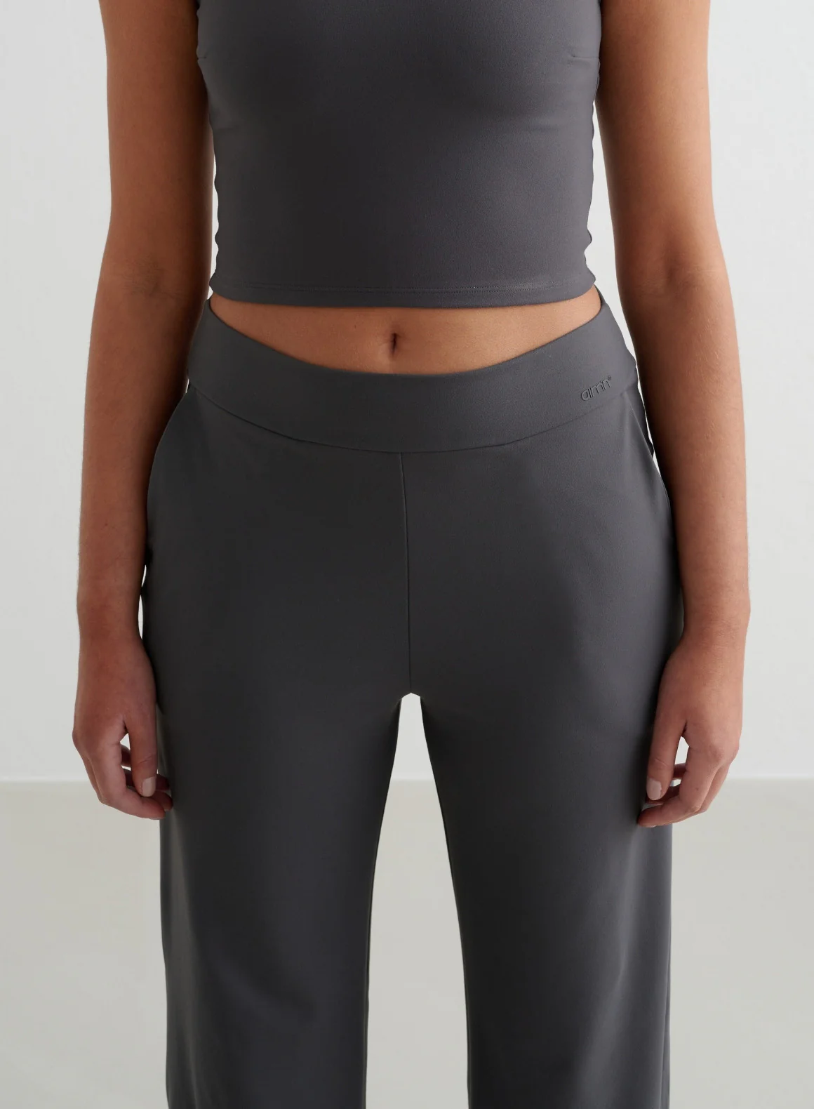 Shadow Grey Sense Wide Pants - Image 4