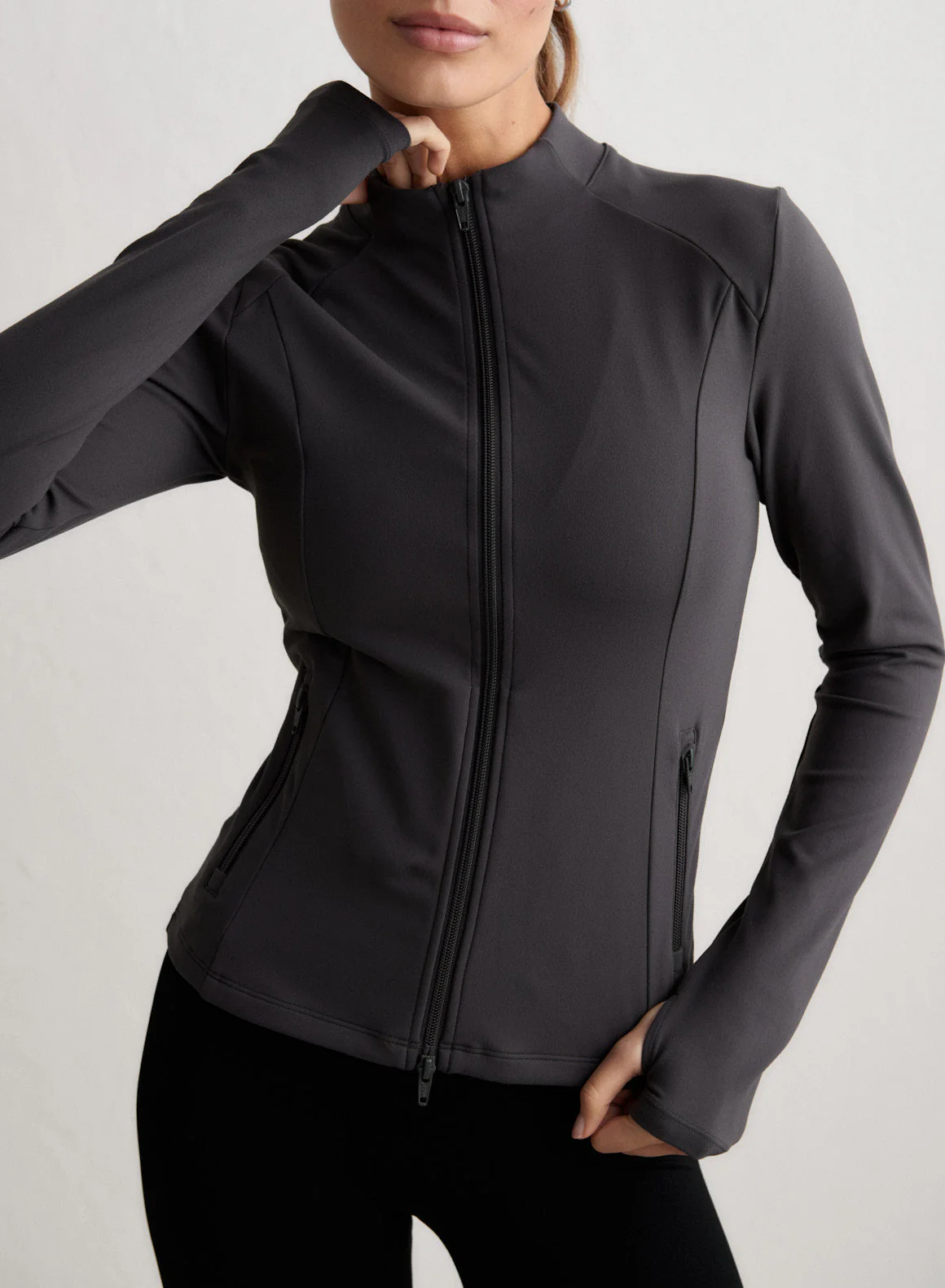 Shadow Grey Sense Zip Jacket - Image 2