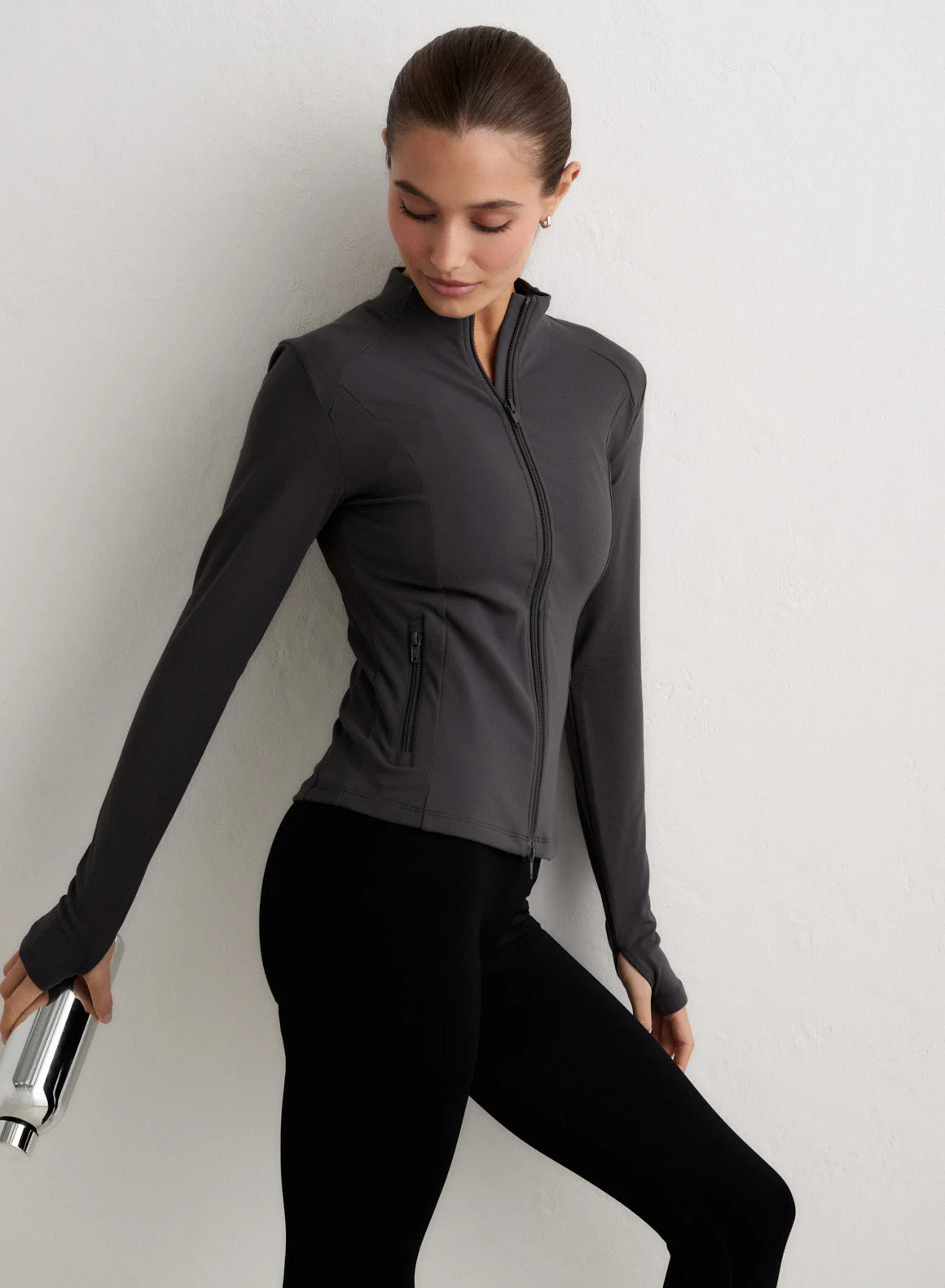 Shadow Grey Sense Zip Jacket - Image 4