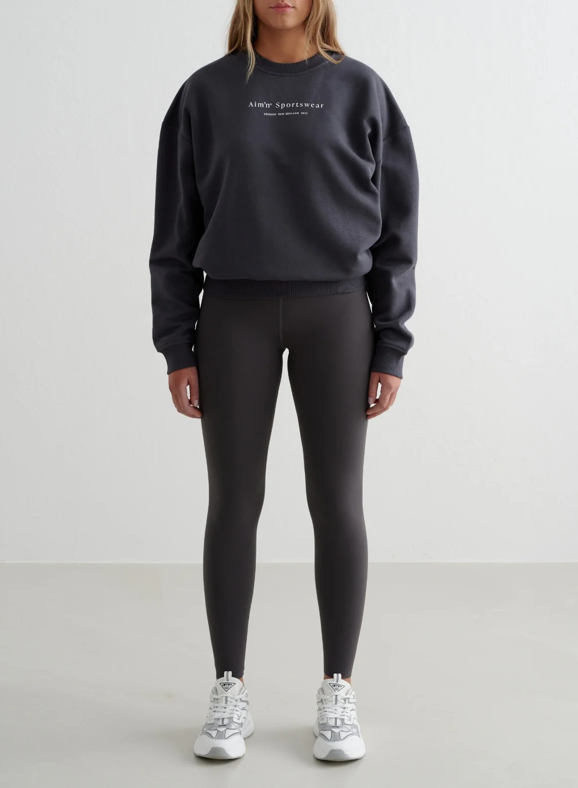 Shadow Grey Serif Sweatshirt - Image 5