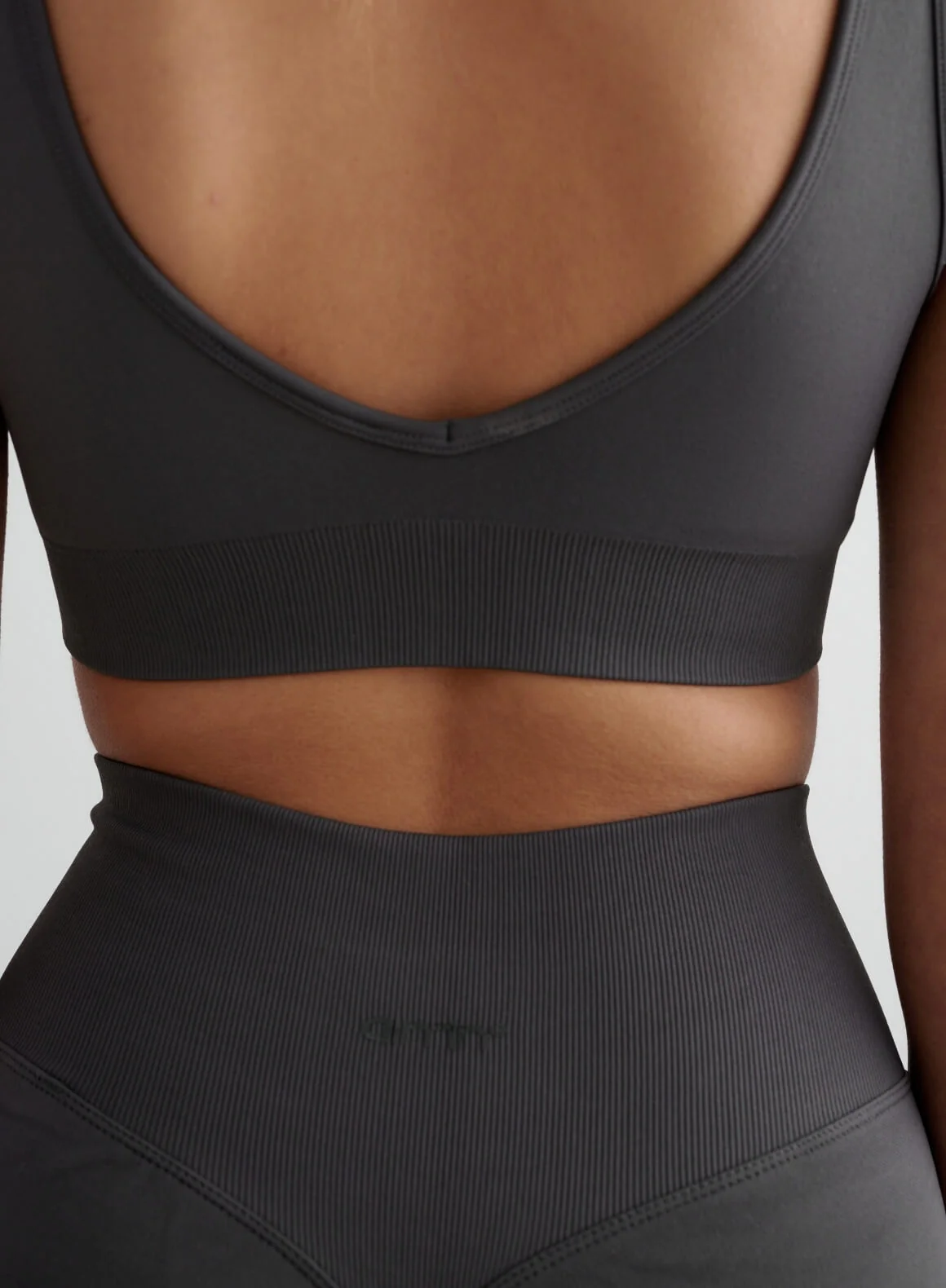 Shadow Grey Shape Seamless Deep Cut Bra - Image 3
