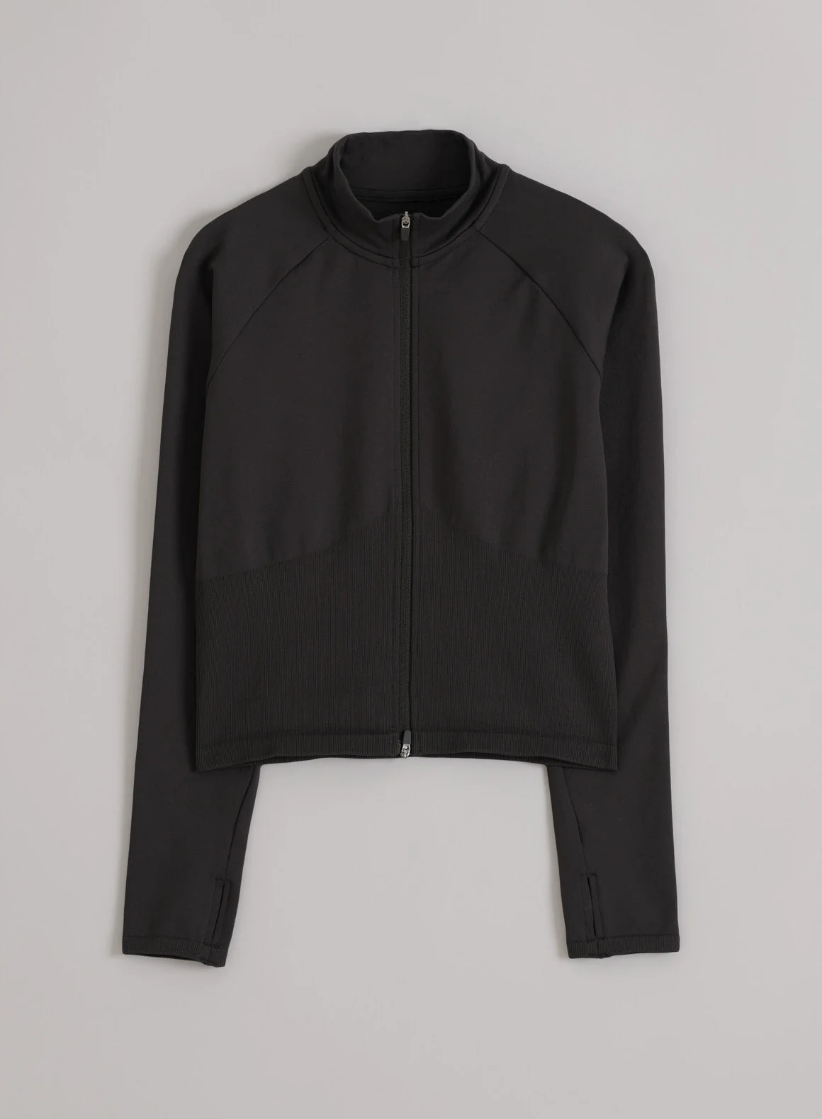 Shadow Grey Shape Seamless Zip Jacket - Image 7