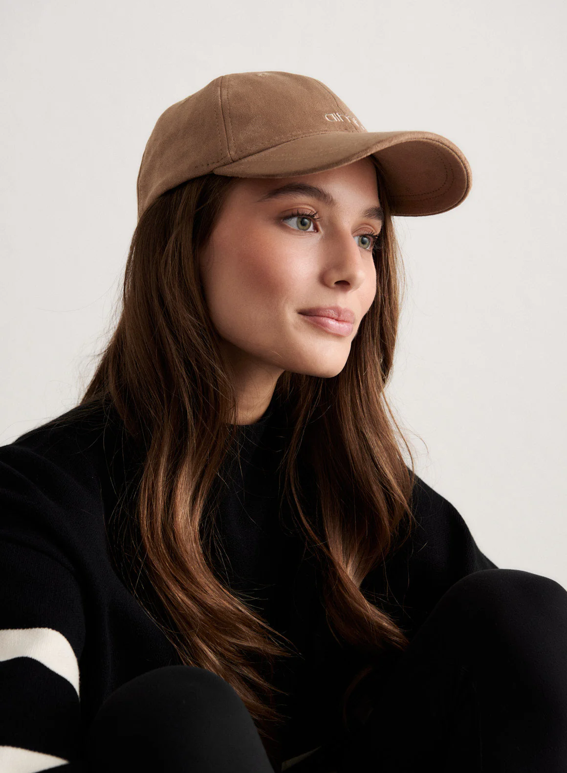 Small Logo Suede Cap - Image 2
