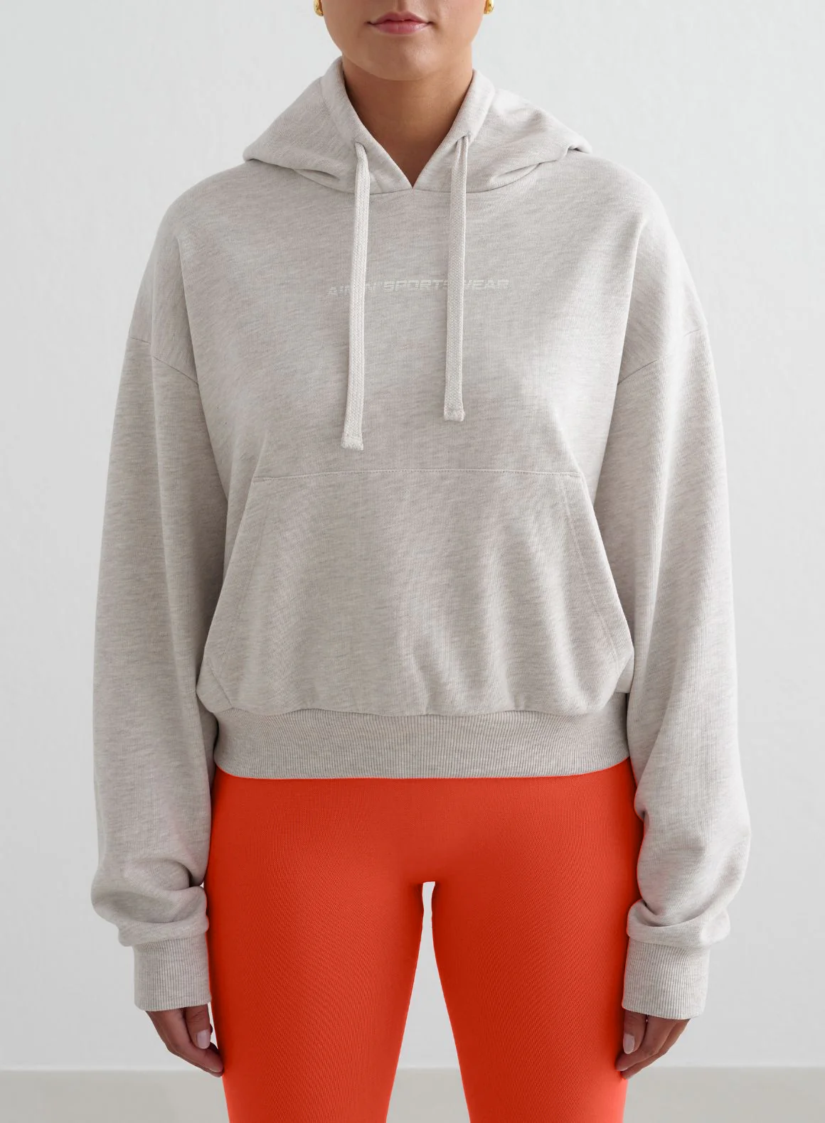 Tangerine Shape Seamless Tights & Chunky Terry Hood Set - Image 3
