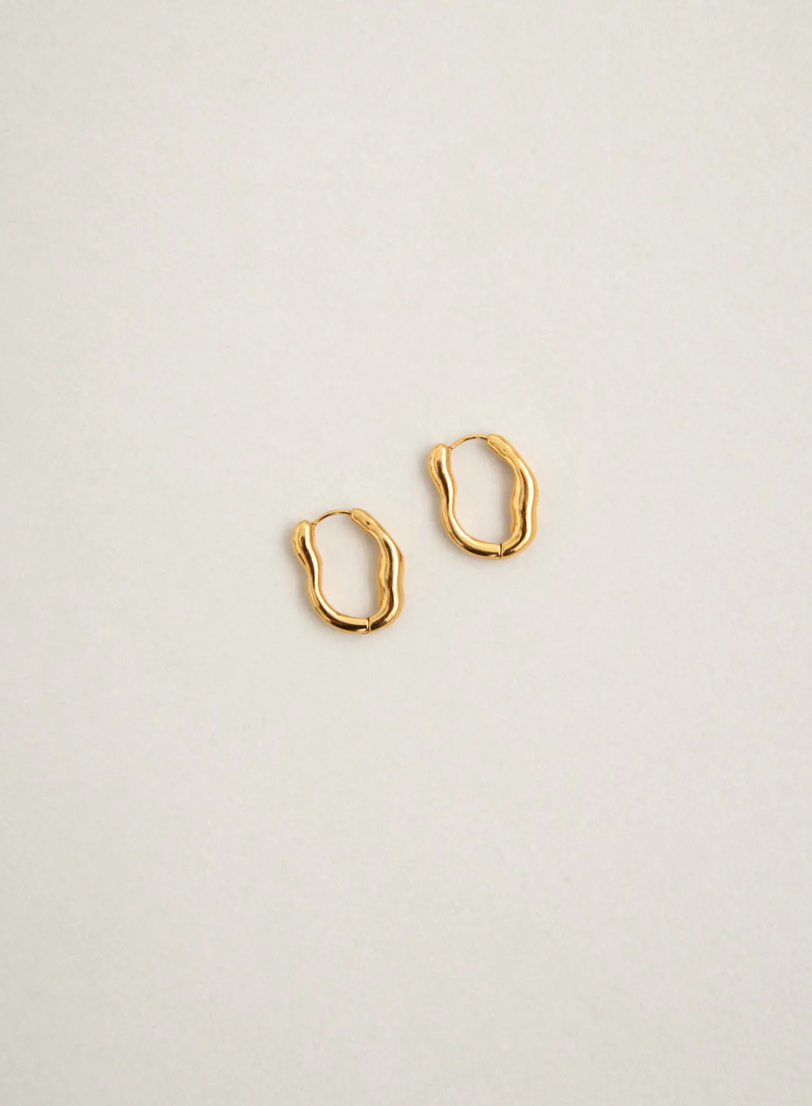 Waterproof Wave Hoop Earrings - Image 6
