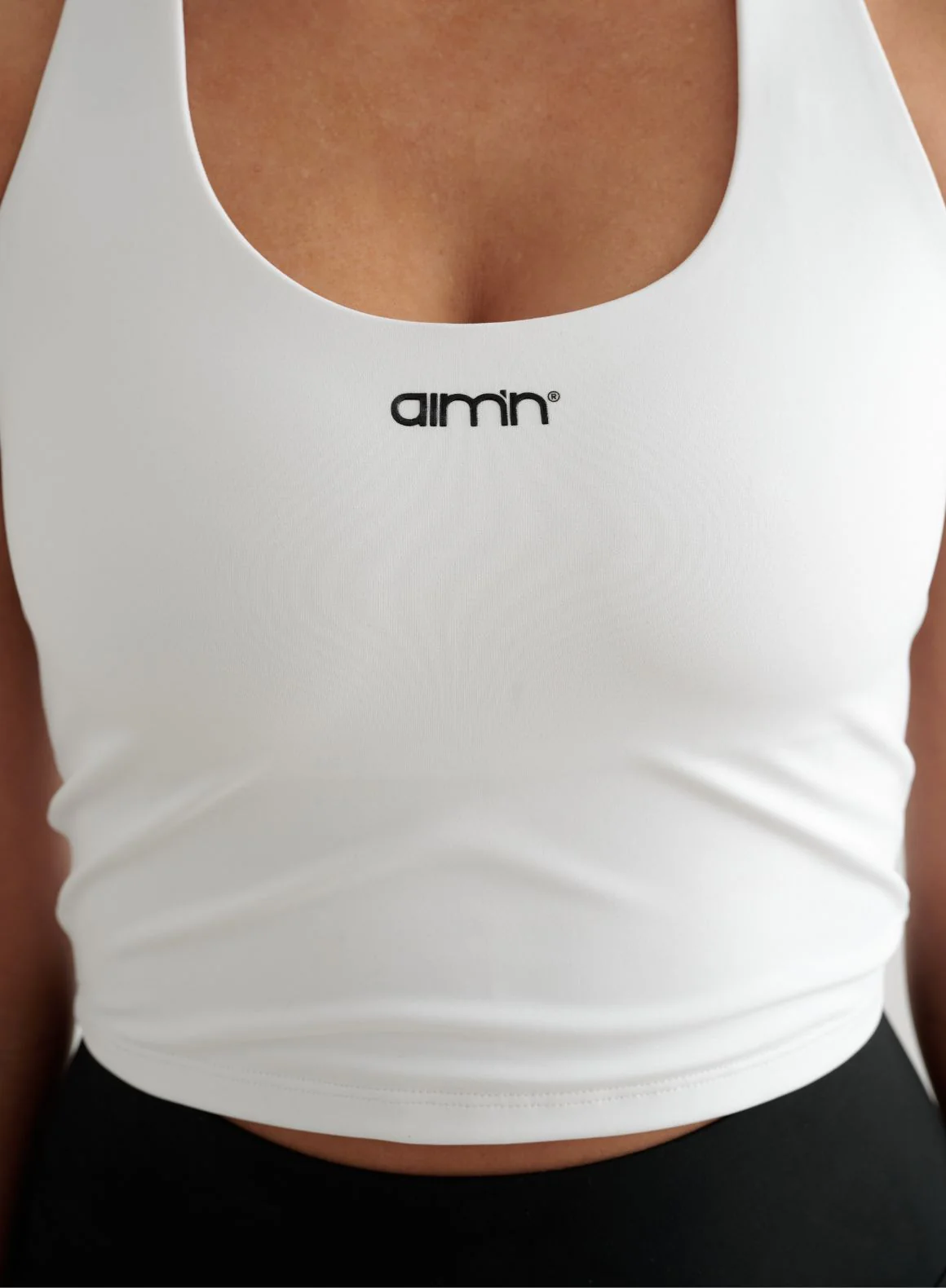 White Core Skort & White Essential Bralette Set - Image 3