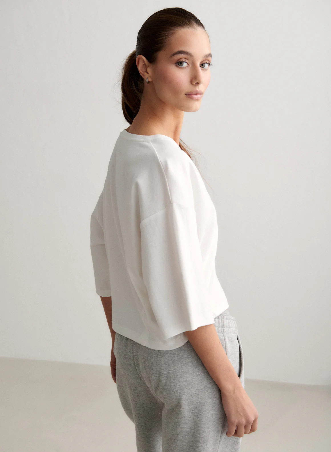 White Elevated T-shirt - Image 2