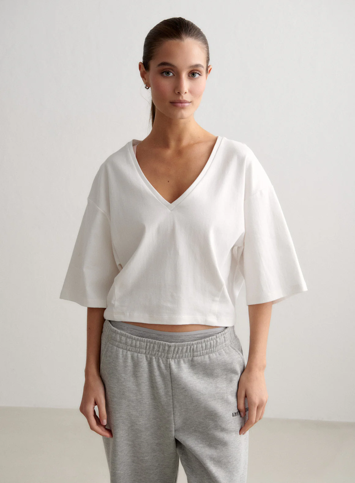 White Elevated T-shirt - Image 3