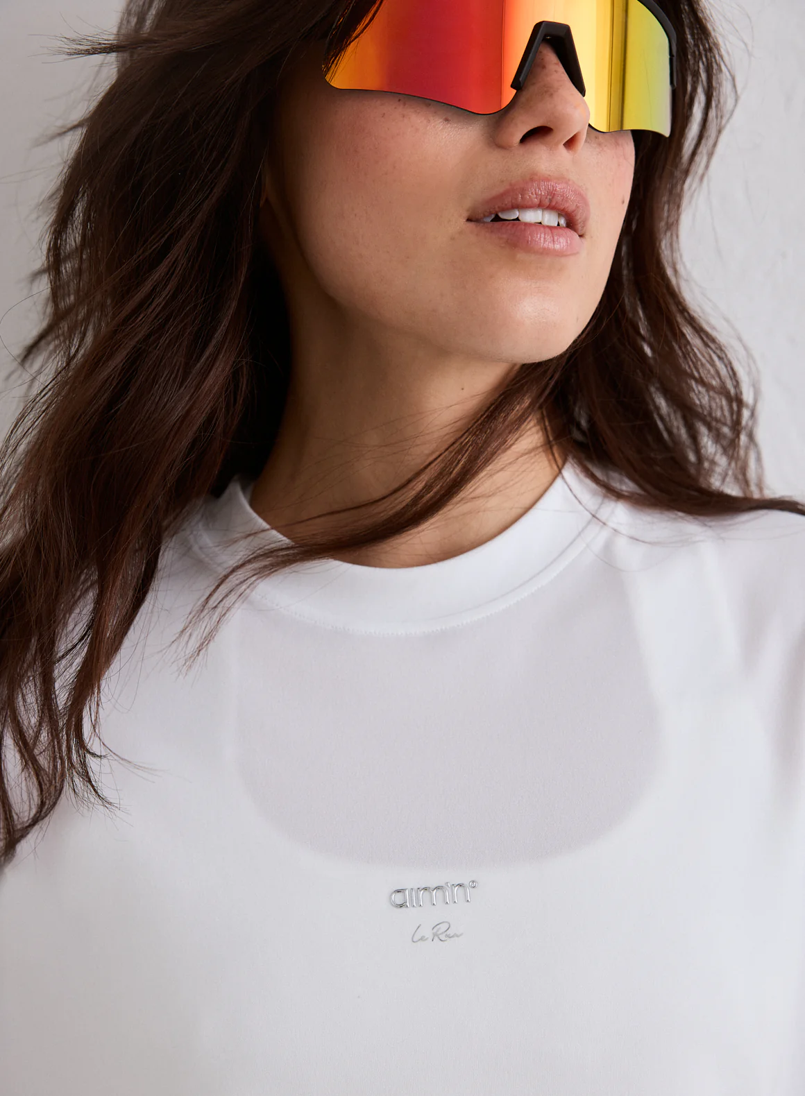 White Le Run Seamless Running T-shirt - Image 2