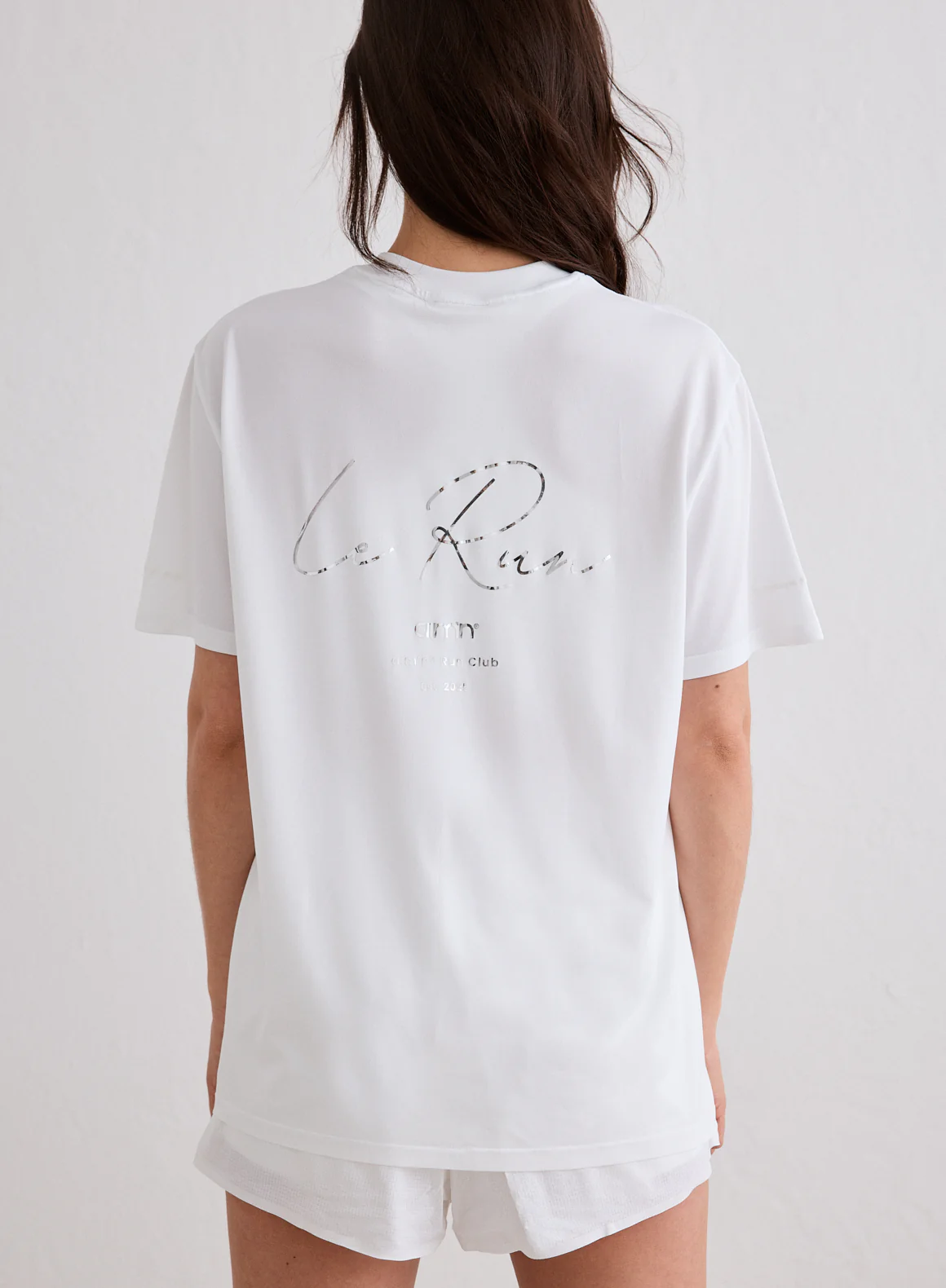 White Le Run Seamless Running T-shirt - Image 4