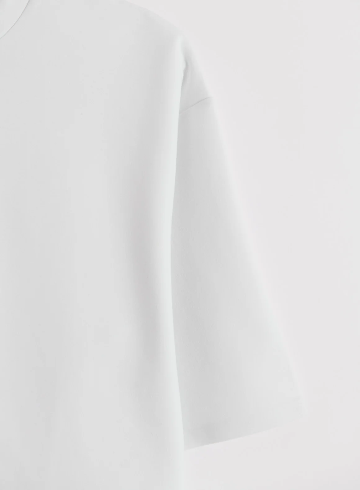 White Luxe Boxy Short Sleeve - Image 7