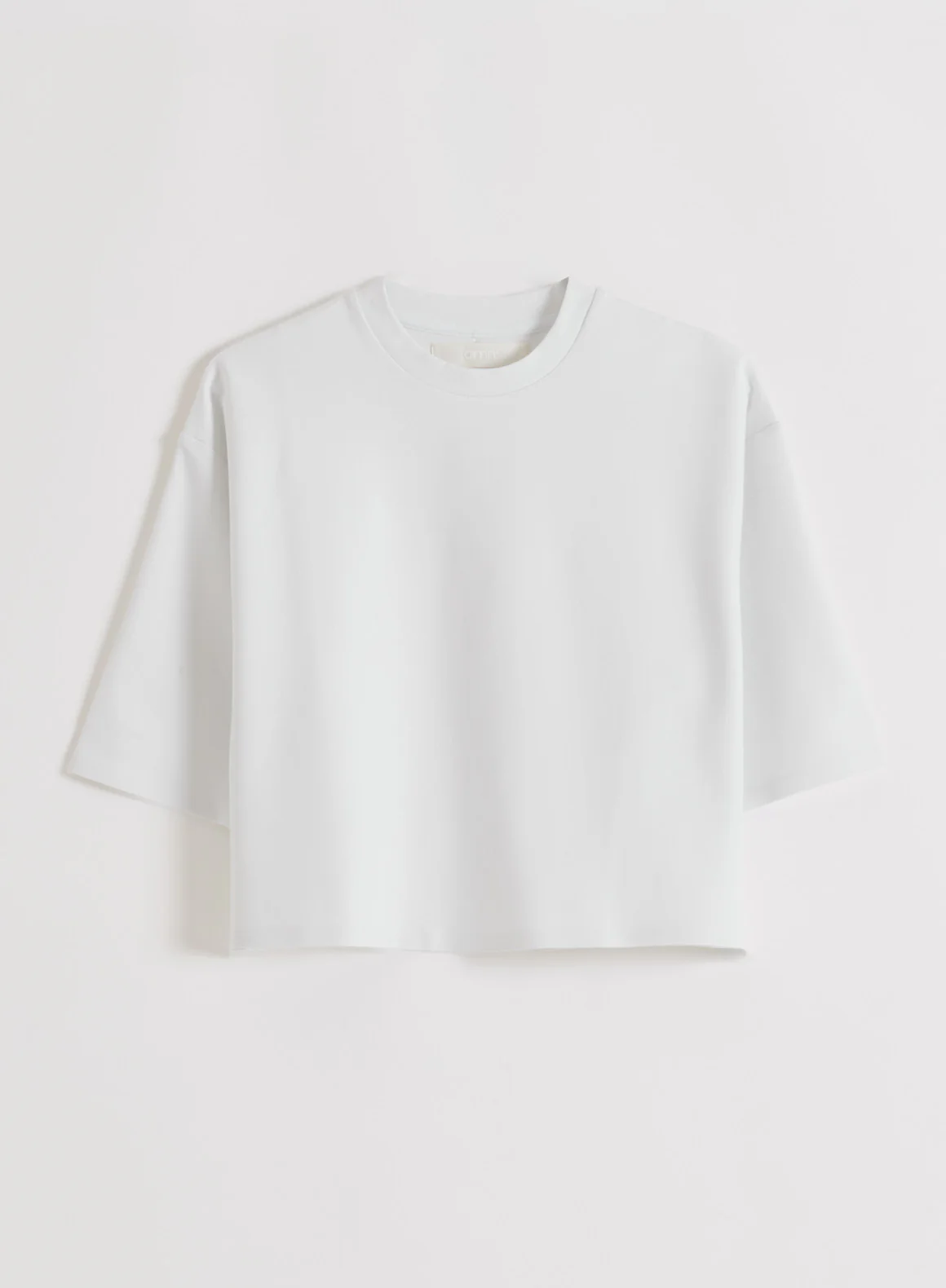 White Luxe Boxy Short Sleeve - Image 8