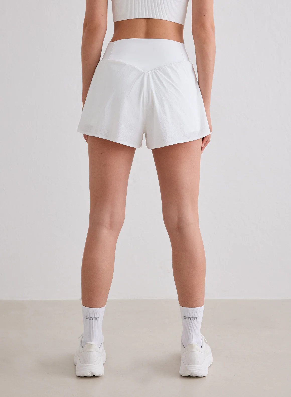 White Running Shorts - Image 5