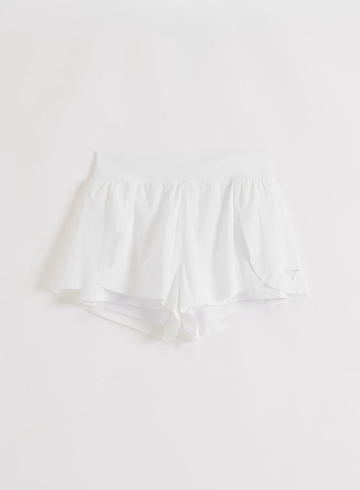 White Running Shorts - Image 7