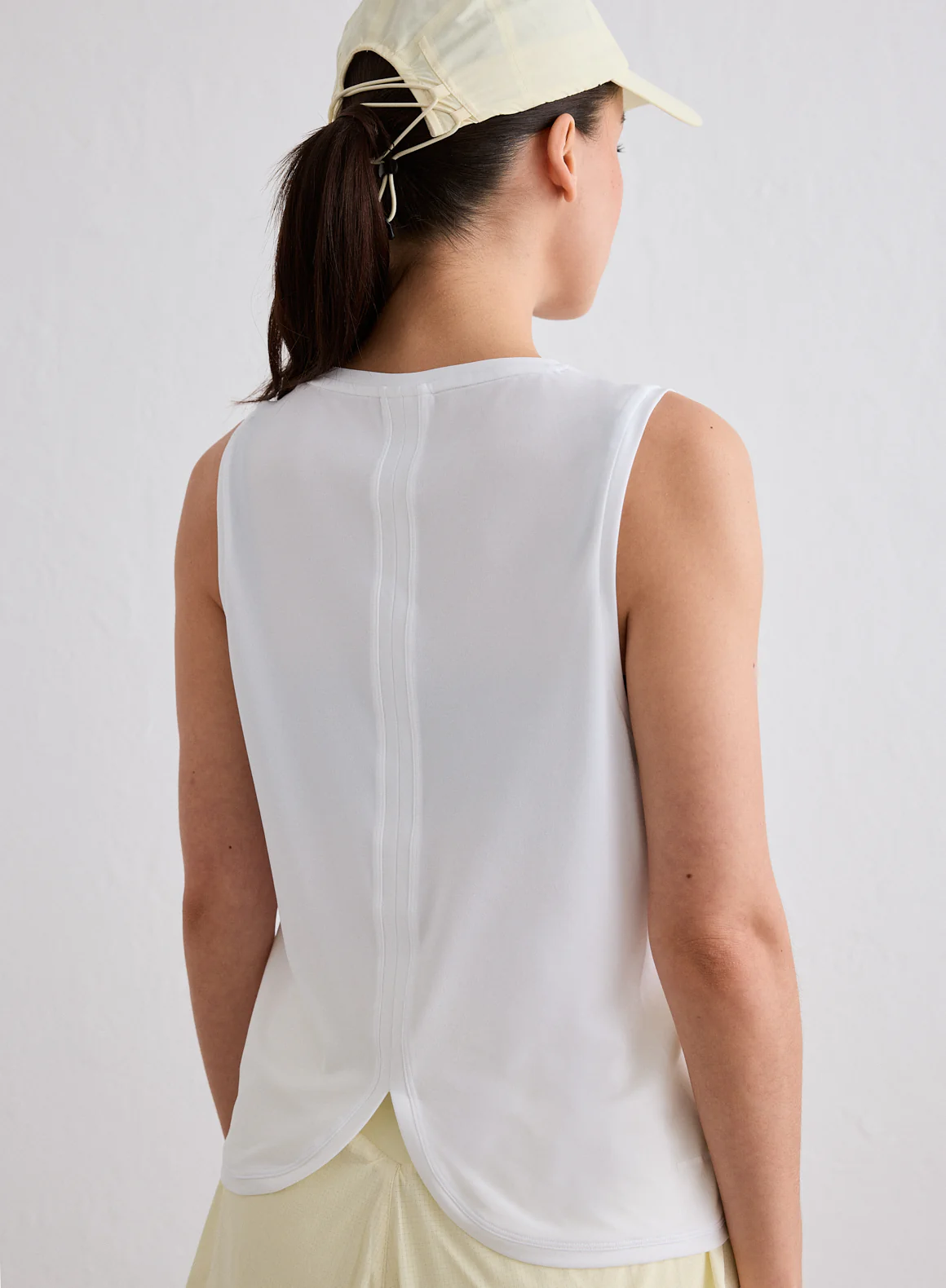 White Seamless Running Top - Image 4
