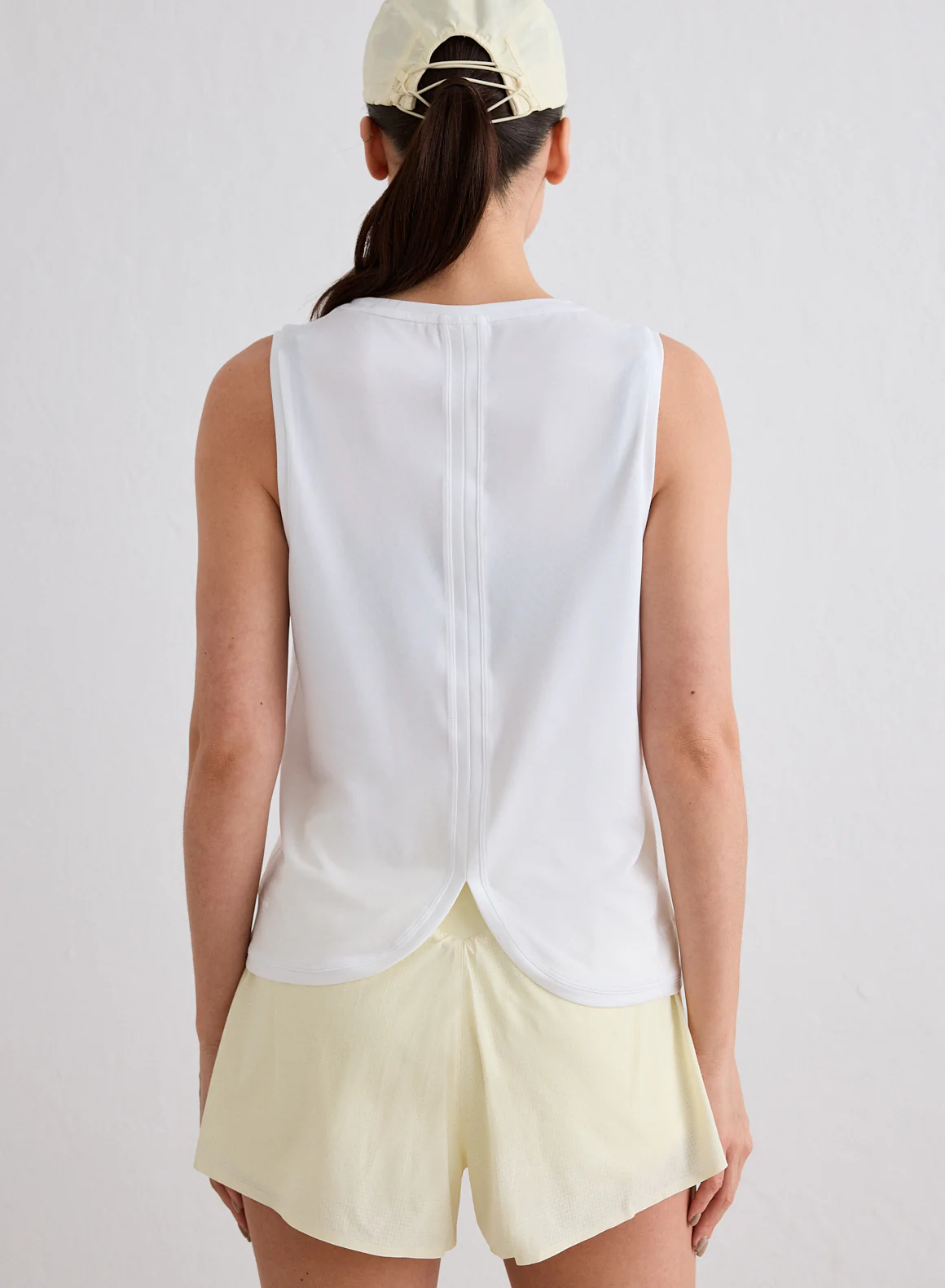 White Seamless Running Top - Image 6