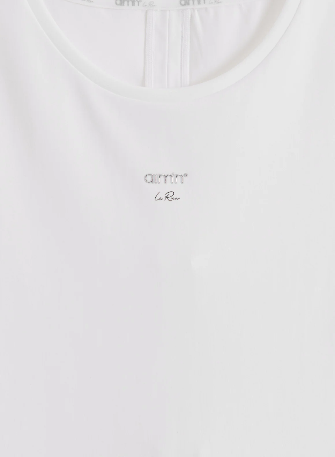 White Seamless Running Top - Image 7