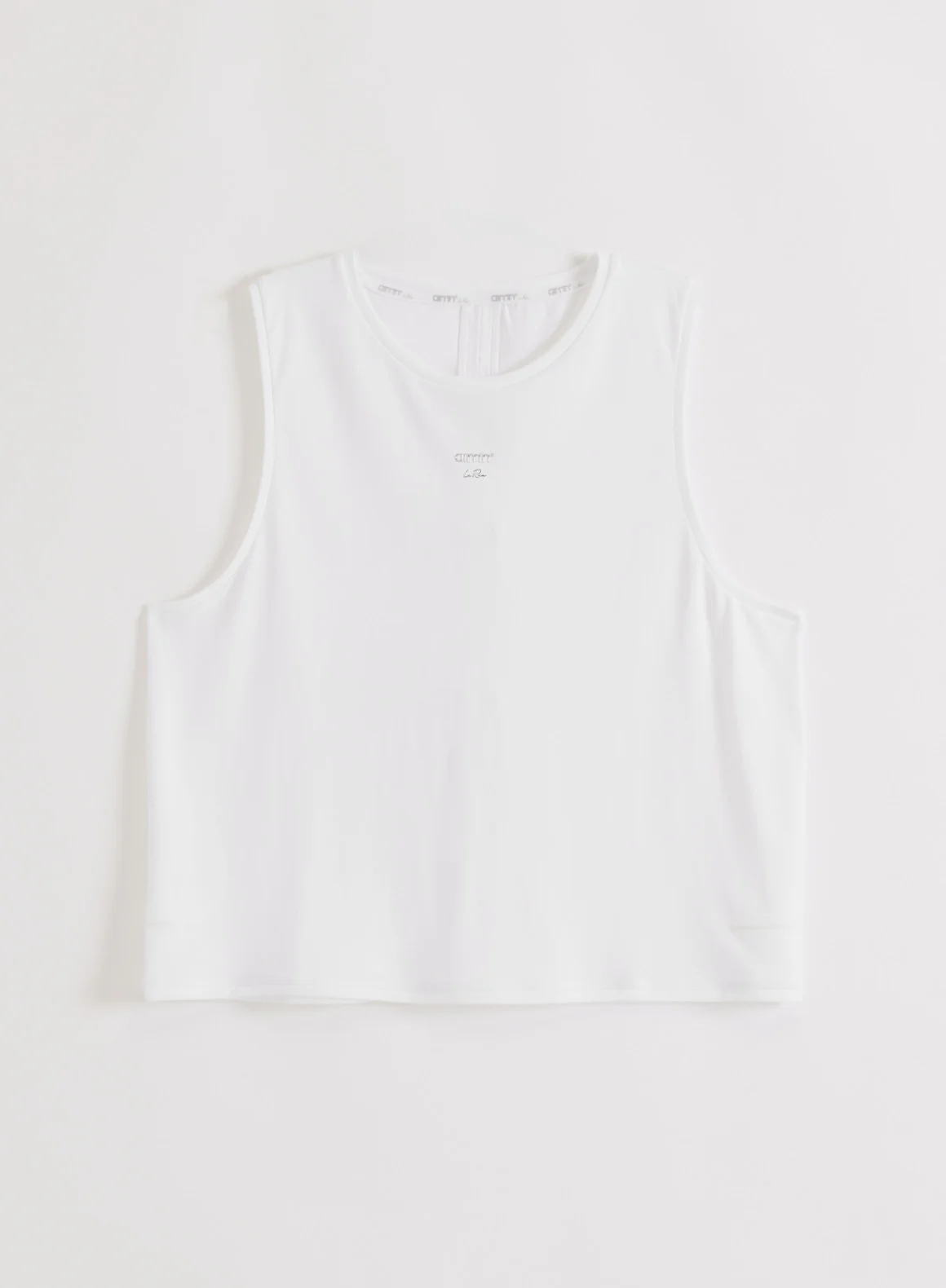 White Seamless Running Top - Image 8