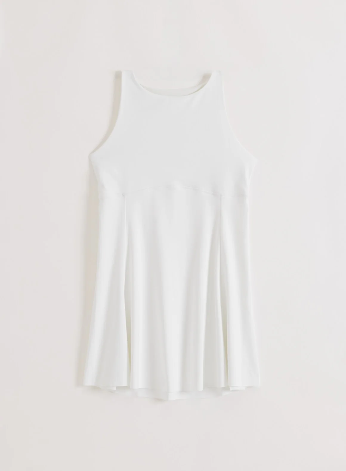 White Sense High Neck Dress - Image 5