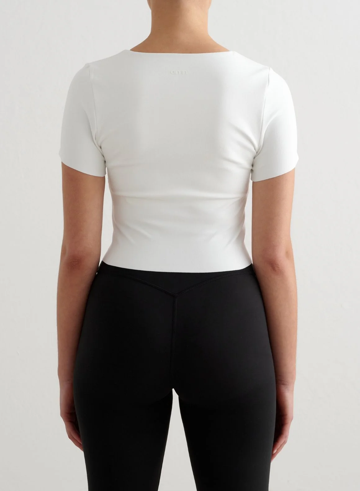 White Sense Short Sleeve Bralette - Image 2
