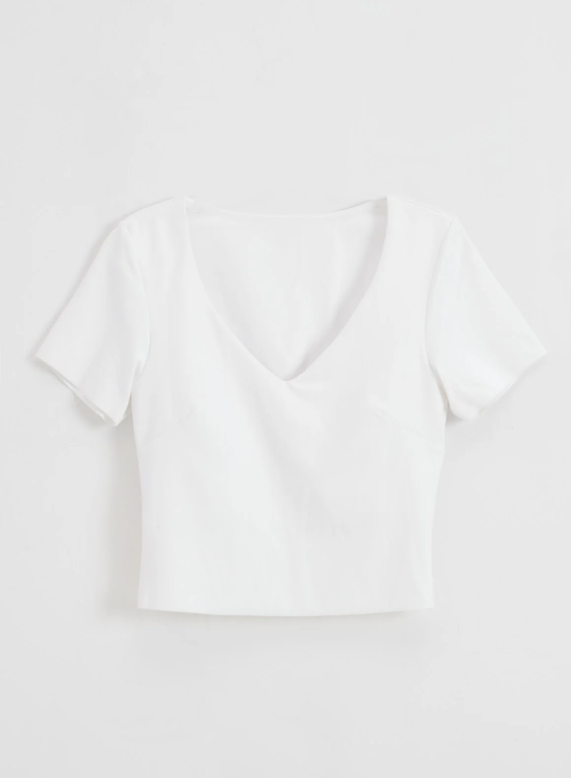 White Sense Short Sleeve Bralette - Image 7