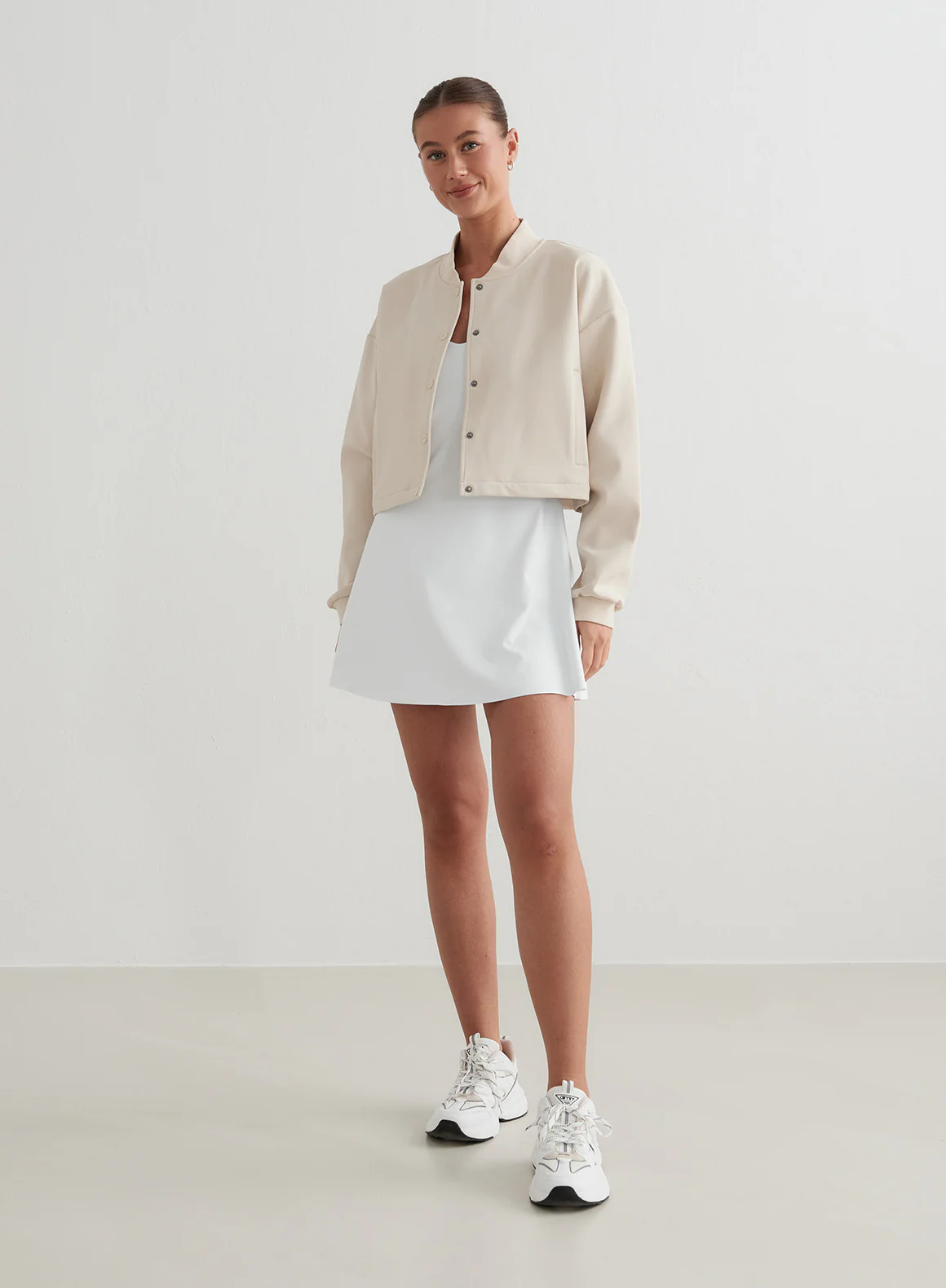 White Sense Strap Dress - Image 7