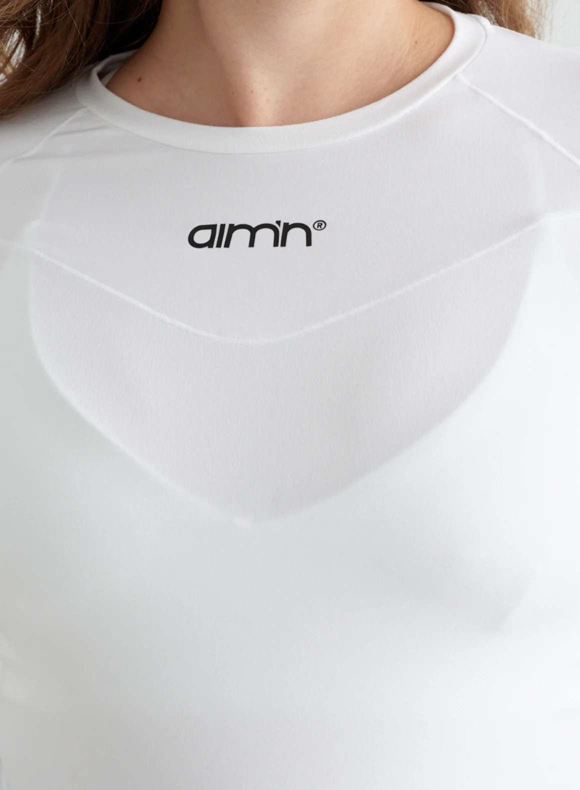 White Soft Basic Maternity Short Sleeve - Image 3
