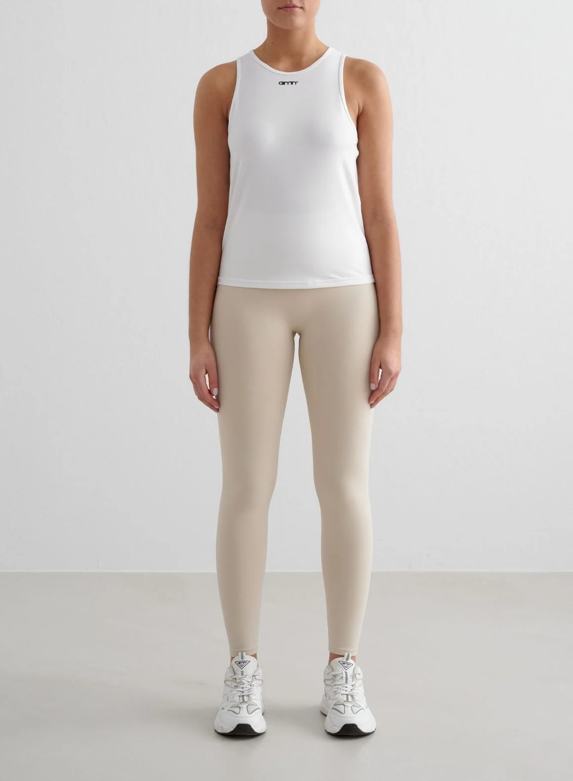 White Soft Basic Singlet - Image 3