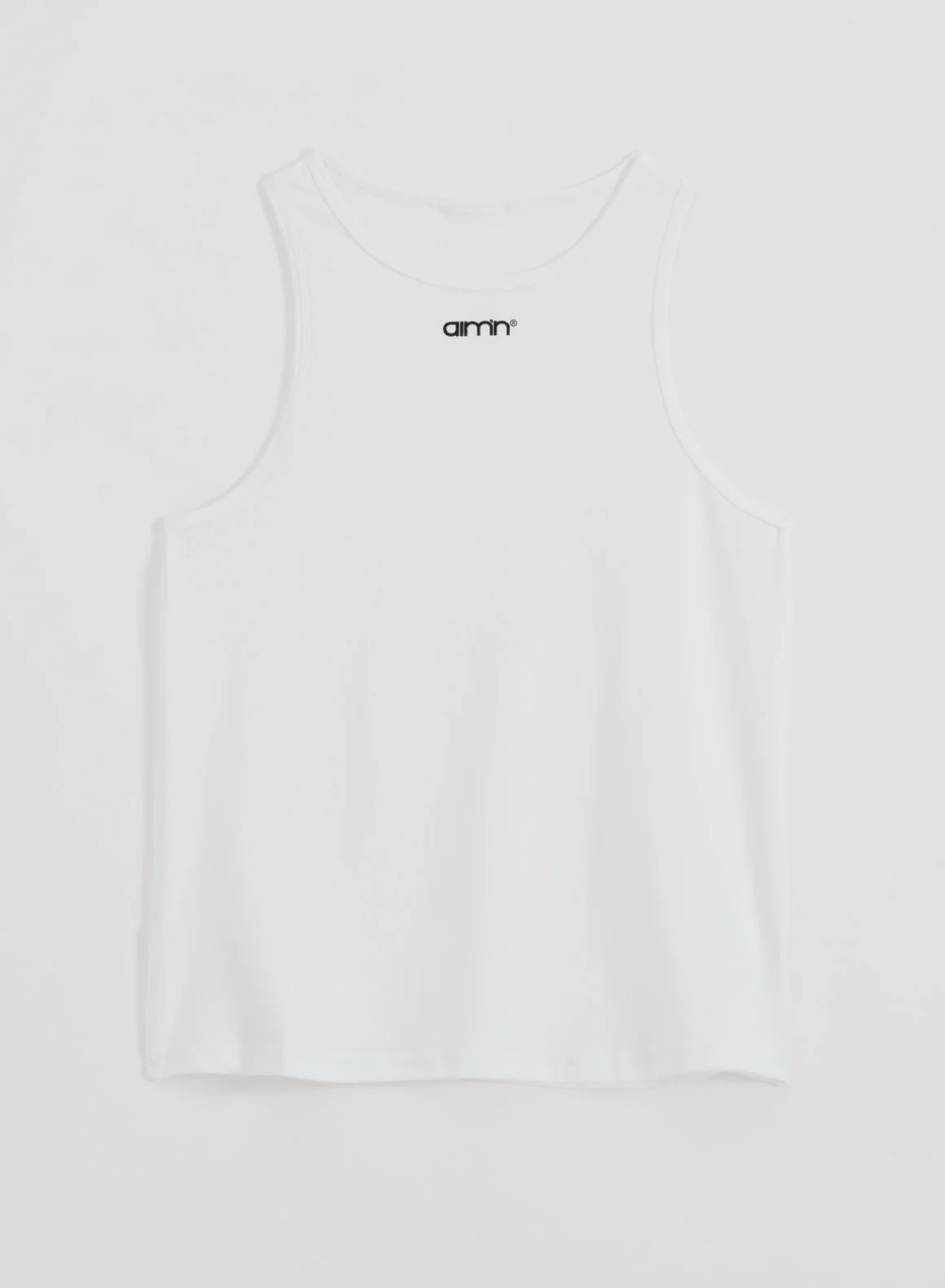White Soft Basic Singlet - Image 7